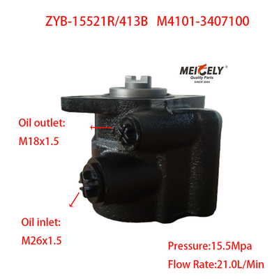 مخزن ZYB-15521R/413B پمپ وان فرمان Yuchai M4101-3407100