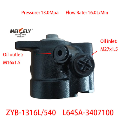 پمپ قدرت فرمان ZYB-1316L/540 برای موتور Chaochai 6102
