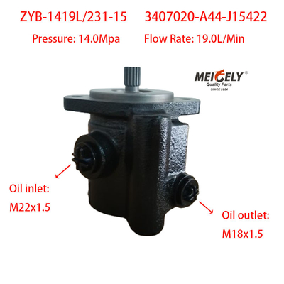 با کیفیت بالا ZYB-1419L/231-15 پمپ فرمان افزاينده Weichai Deutz
