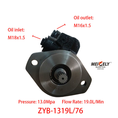 پمپ تقویت کننده فرمان ZYB-1319L/76 برای Jiefang دو محور پادشاه