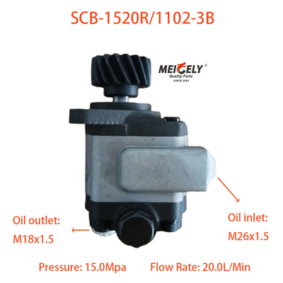 SCB-1520R/1102-3B پمپ های تقویت کننده فرمان برای کامیون Shacman