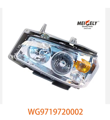 لامپ های جلو چپ سمت راست WG9719720002 برای SINOTRUK HOWO WG9719720001