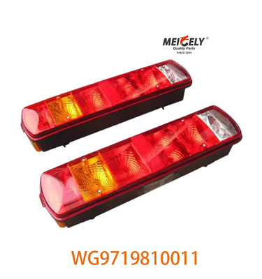 قطعات اتوماتیک جدید WG9719810011 چراغ مخلوط عقب چپ برای کامیون Sino Howo