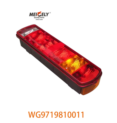 قطعات اتوماتیک جدید WG9719810011 چراغ مخلوط عقب چپ برای کامیون Sino Howo