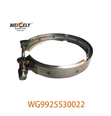 قطعات موتور اصلی WG9925530022 کلیمپ لوله بین خنک کننده برای کامیون SINOTRUK