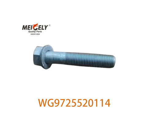 کیفیت خوب استفاده شده برای قطعات کامیون SINOTRUK V-type thrust rod bolt WG9725520114