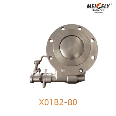 X01B2-80 صاف جریان دریچه پای Ultra Hygienic راه حل برای عملیات کامیون مخزن