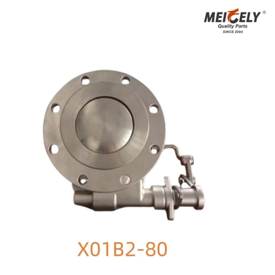X01B2-80 صاف جریان دریچه پای Ultra Hygienic راه حل برای عملیات کامیون مخزن