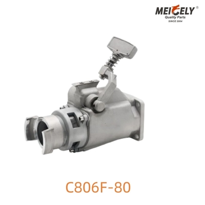C806F-80 شیر تخلیه شیر سنگین صنعتی برای کامیون های مخزن