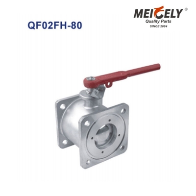 با کیفیت بالا یک قطعه دور / مربع فلنج شیر QF02YH-80 QF02FH-80 برای مخزن