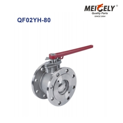 با کیفیت بالا یک قطعه دور / مربع فلنج شیر QF02YH-80 QF02FH-80 برای مخزن