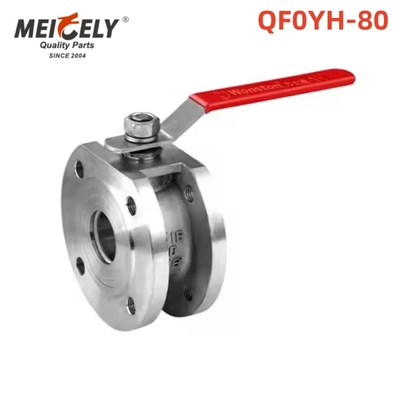 با کیفیت بالا یک قطعه دور / مربع فلنج شیر QF02YH-80 QF02FH-80 برای مخزن