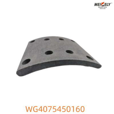 WG4075450160 Howo پد های ترمز مواد اصطکاک قابل اعتماد برای قدرت توقف بهینه
