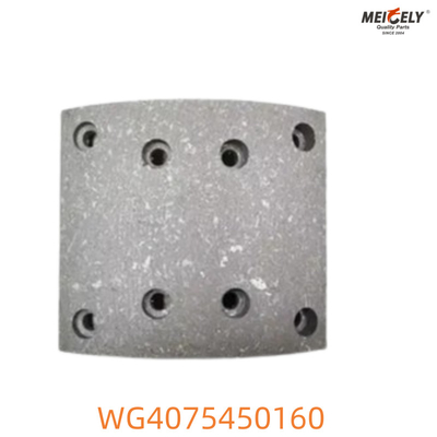 WG4075450160 Howo پد های ترمز مواد اصطکاک قابل اعتماد برای قدرت توقف بهینه