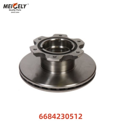 قطعات یدکی دیسک های ترمز روتور ترمز 6684230512 6684230312 برای کامیون مرسدس بنز