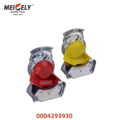 قطعات یدکی کامیون قطعات یدکی تریلر شیر اتصال 0004293930 سر اتصال ترمز بادی برای HOWO
