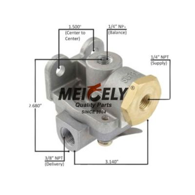 دریچه آزاد کننده سریع تر و قابل اعتماد برای ترمز هوا WA289714 - ایده آل برای ولوو